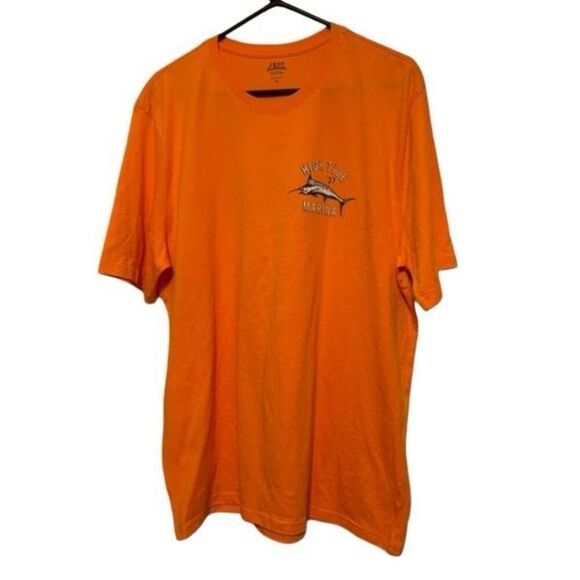 Izod Saltwater Relaxed Classics Offshore High Tide Marina Size XL T-Shirt - Picture 1 of 5